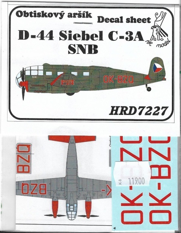 HR model - D-44 Siebel C-3A SNB 