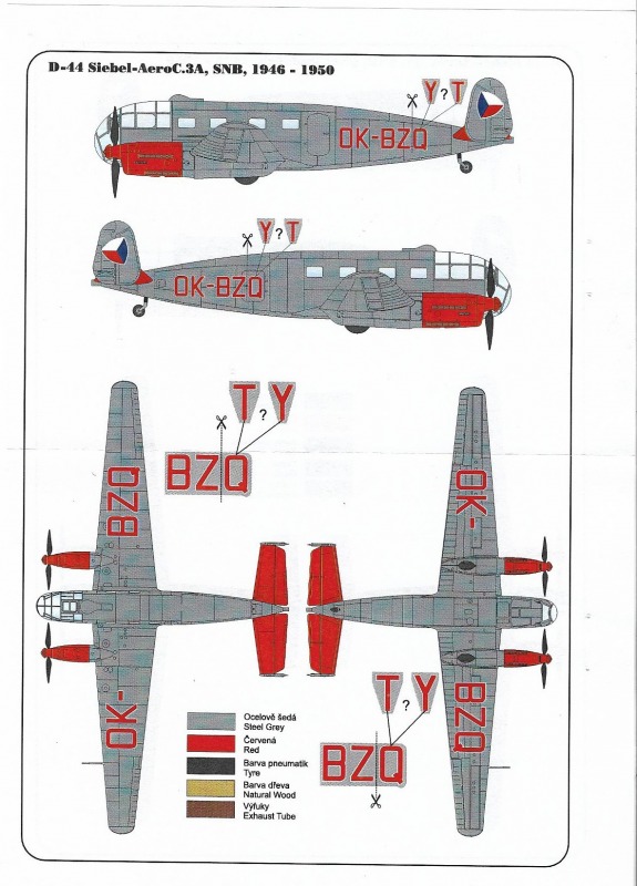 HR model - D-44 Siebel C-3A SNB 