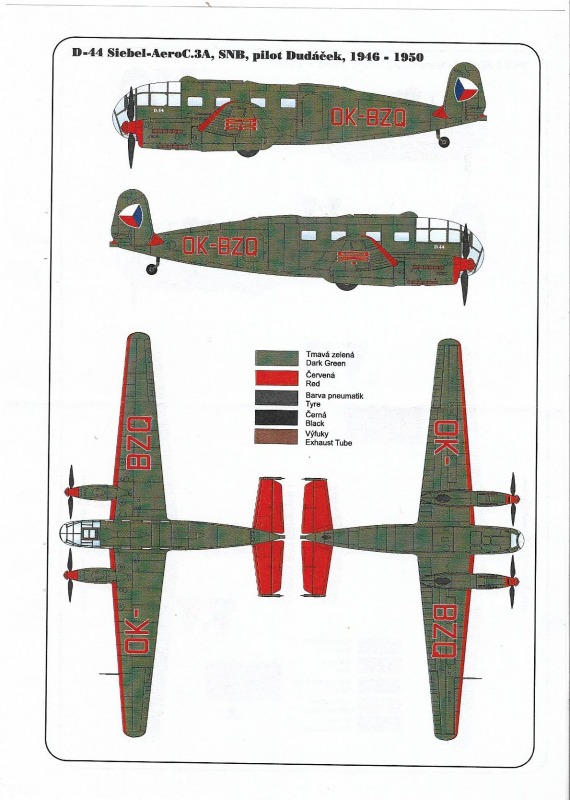 HR model - D-44 Siebel C-3A SNB 