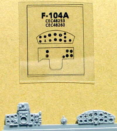 Cutting Edge Modelworks - F-104A Super Detailed Instrument Panel