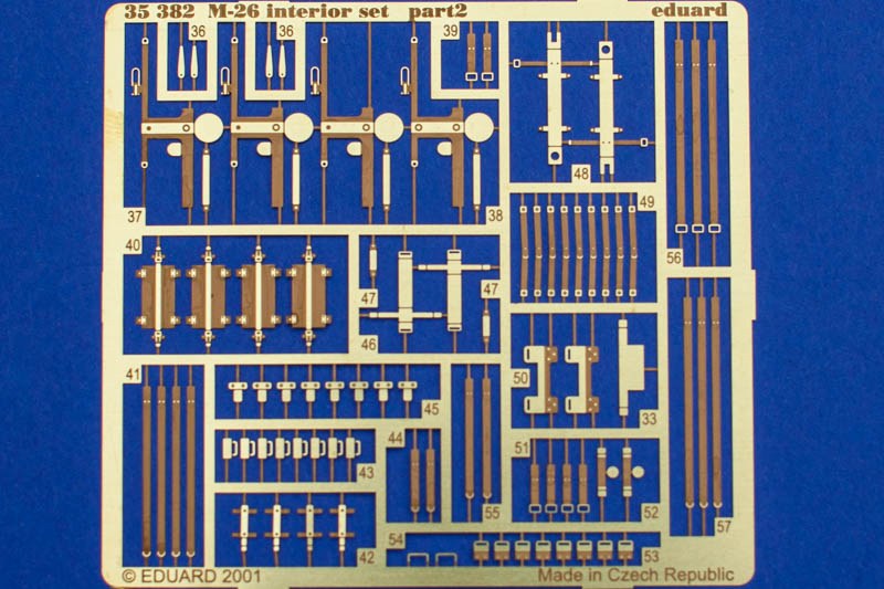 Eduard Ätzteile - M26 Dragon Wagon Interior