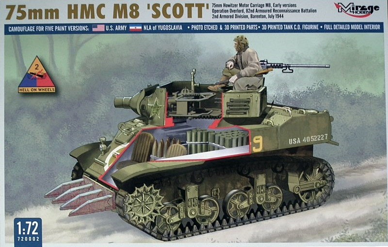 Mirage Hobby - 75 mm HMC M8 Scott