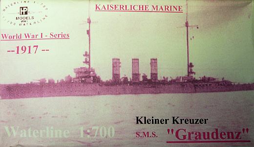 HP-Models - Kleiner Kreuzer SMS Graudenz (1917)