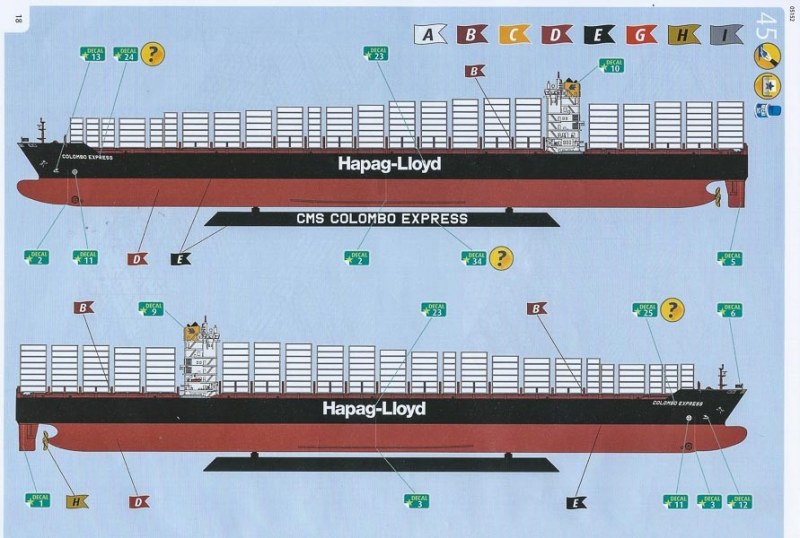 Revell - Container Ship Colombo Express