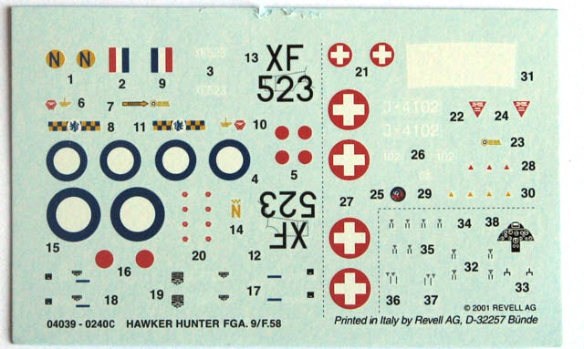 Revell - Hawker Hunter FGA.9