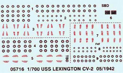 Trumpeter - USS Lexington CV-02 05/1942