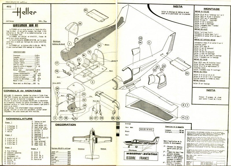 Heller - Wassmer WA 81 Piranha