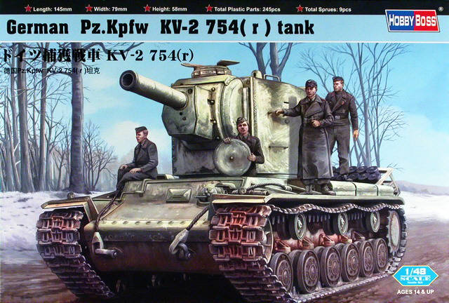 HobbyBoss - Pz.Kpfw KV-2 / 754(r)