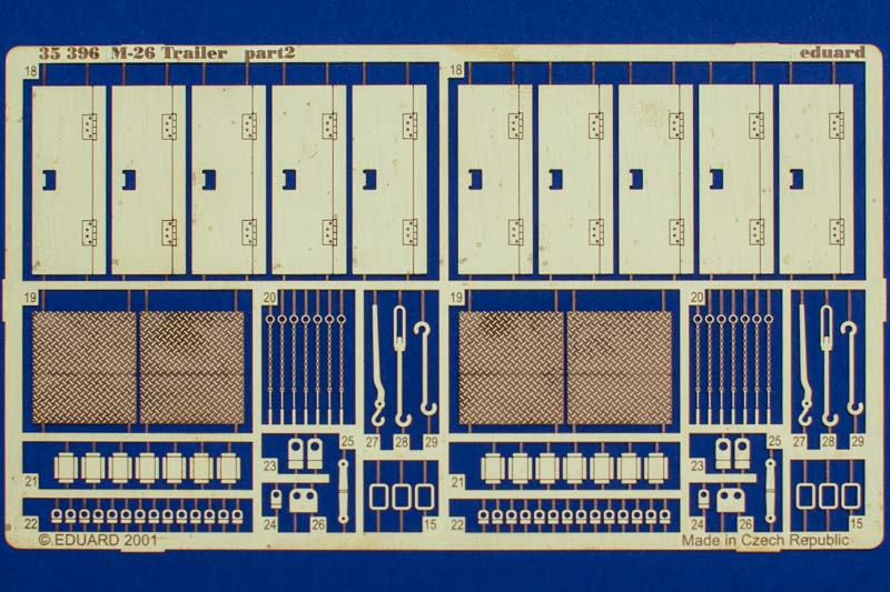 Eduard Ätzteile - M26 Trailer
