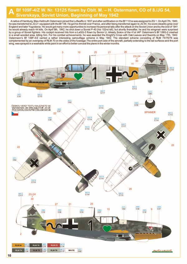 Eduard Bausätze - Bf 109F-4 Weekend Edition