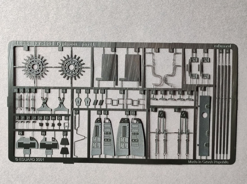 Eduard Ätzteile - EF-2000 Typhoon two-seater