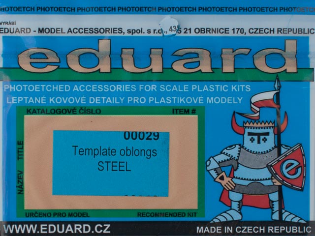 Eduard - Templates oblongs Steel 