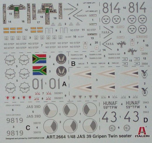 Italeri - JAS-39 Gripen Twin Seater