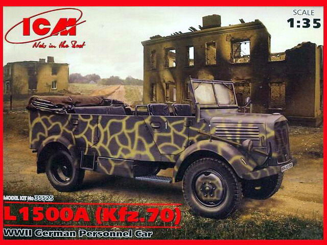 ICM - WWII German Personnel Car L 1500A (Kfz.70)