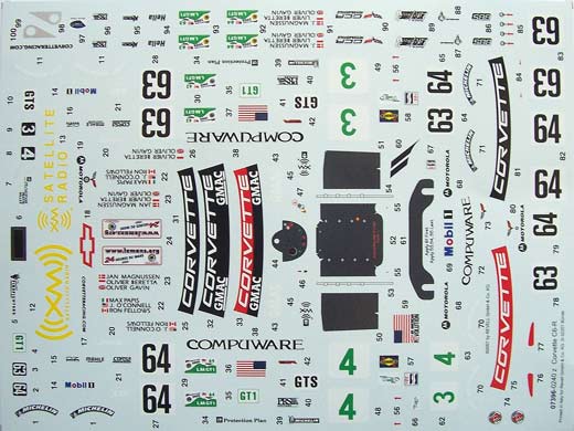 Revell - Corvette C6-R Le Mans Winner 2006