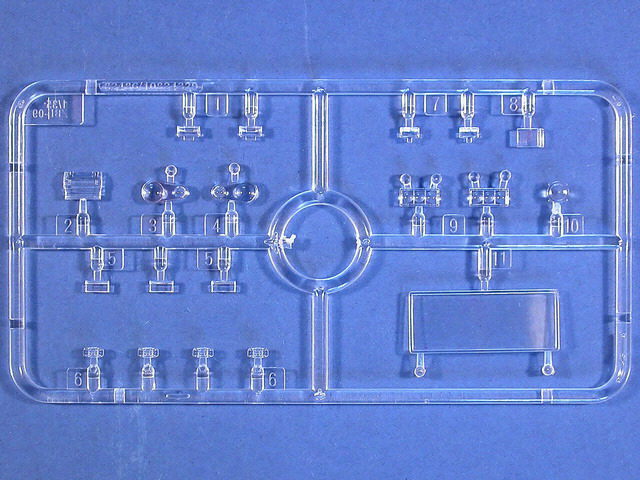 Die transparenten Teile - Spritzling E