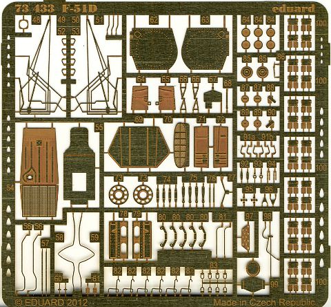 Eduard Ätzteile - F-51D S.A.