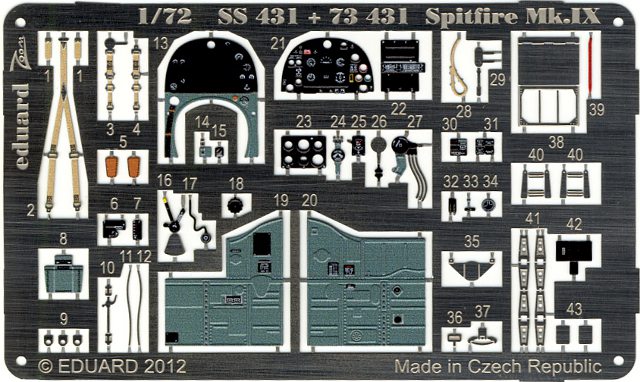 Eduard Ätzteile - Spitfire Mk.IX