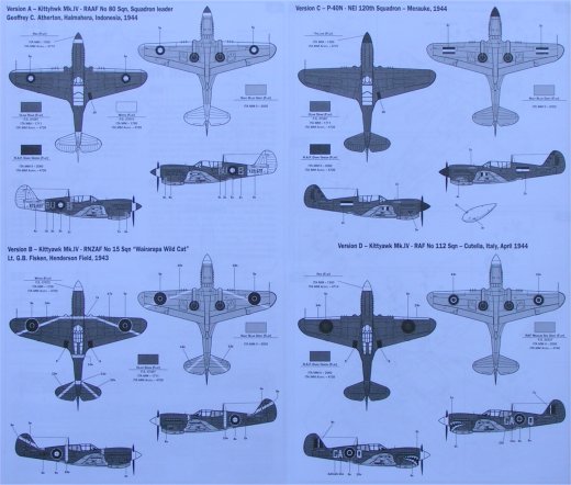 Italeri - P-40 M/N - Kittihawk Mk.IV