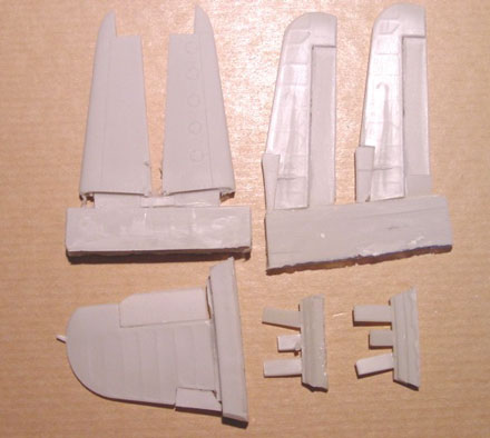 CMK - Control surfaces for F4U-1