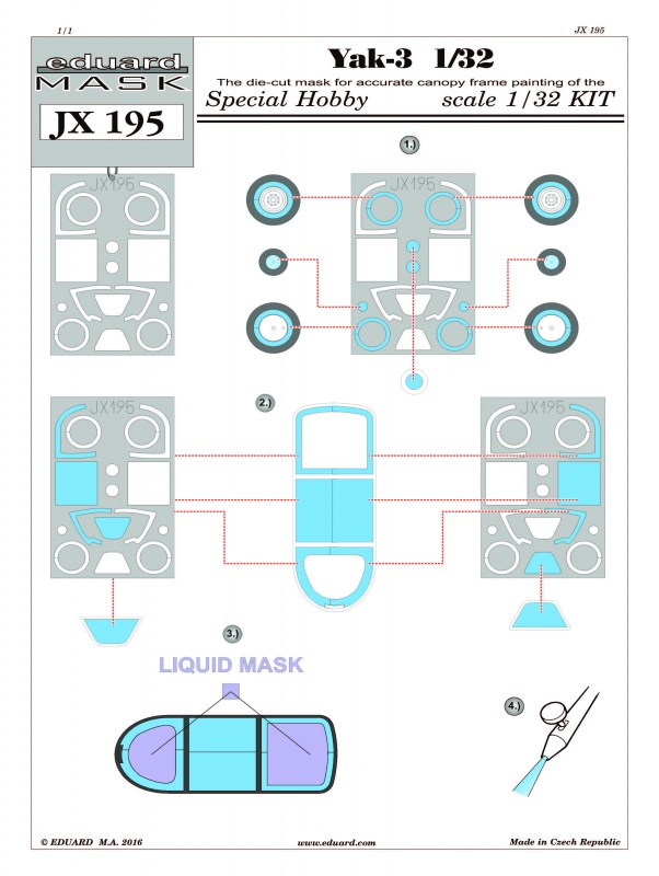 Eduard Mask - Yak-3 Mask