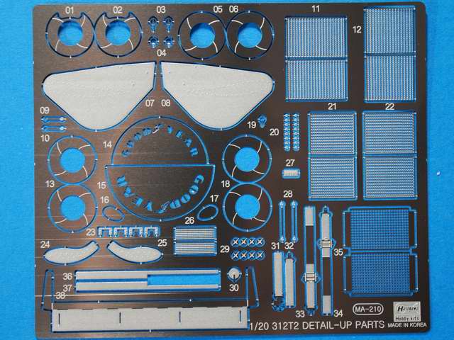 Hasegawa - Etching Parts for Ferrari 312T2