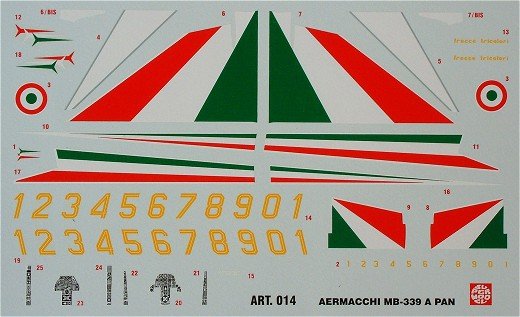 Supermodel - Aeromacchi MB.339 PAN Frecce Tricolori