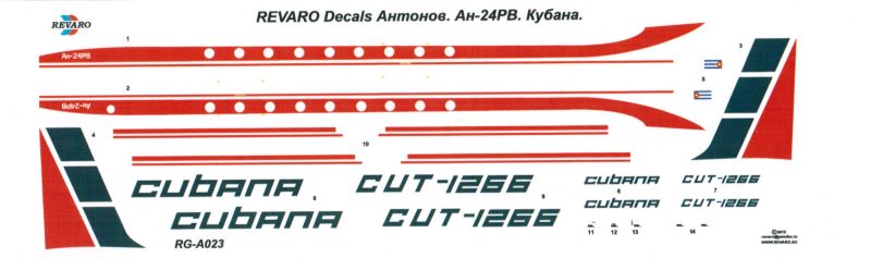Revaro - An-24RV Cubana