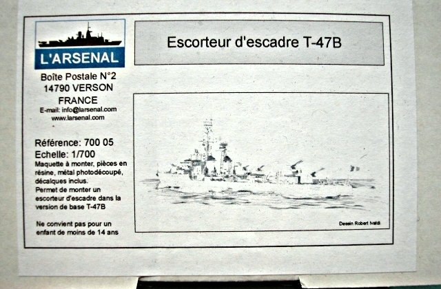 L'Arsenal - Escorteur d'escadre T-47B