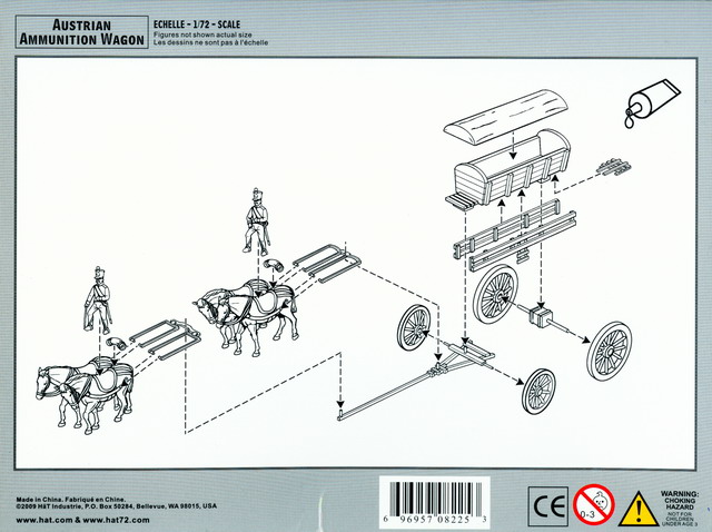 Die Rückseite der Verpackung