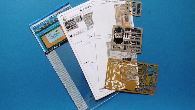 Eduard Ätzteile - Ju 87G-2 interior