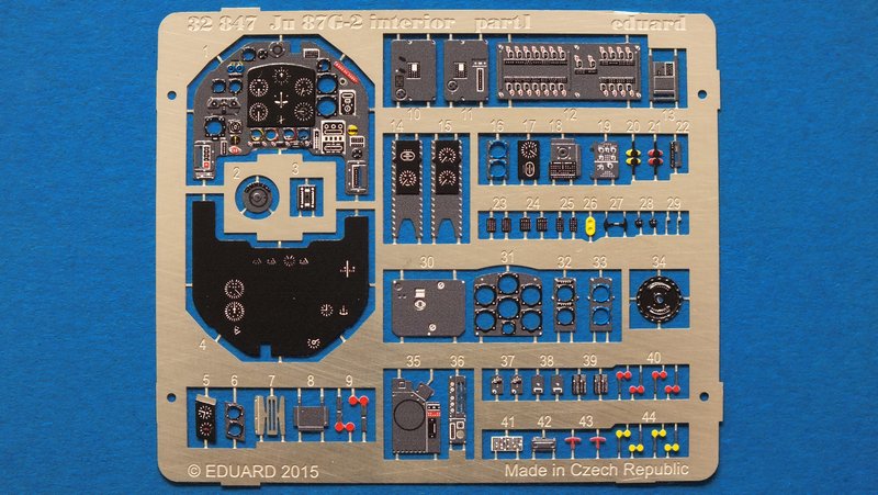 Eduard Ätzteile - Ju 87G-2 interior