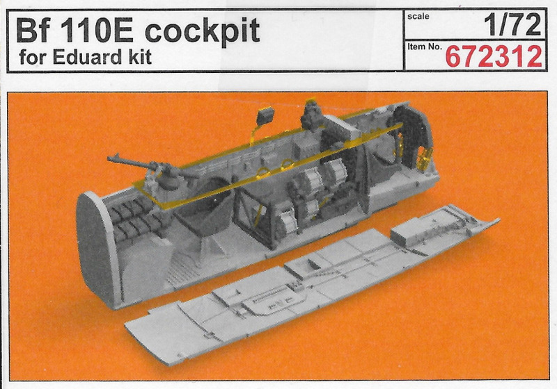 Eduard Brassin - Bf 110E cockpit