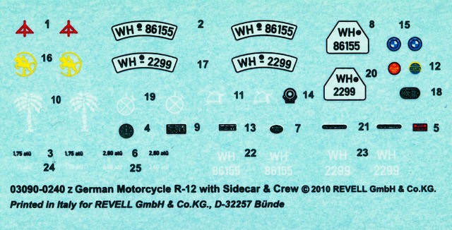 Decals für 2 verschieden Fahrzeuge