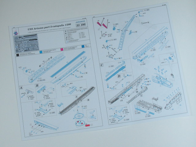 Eduard Ätzteile - USS Arizona part 2-Catapults