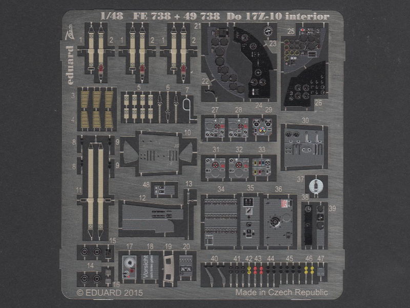 Eduard Ätzteile - Do 17Z-10 interior Zoom