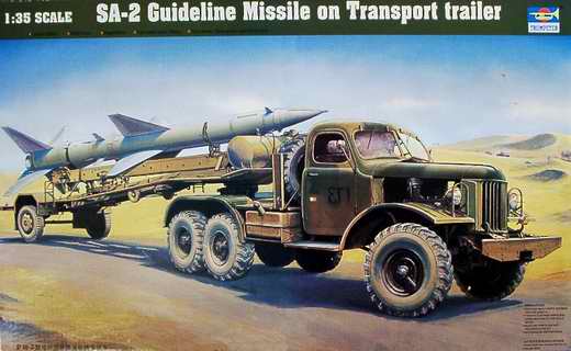 Trumpeter - SA-2 Guideline Missile on Transport trailer