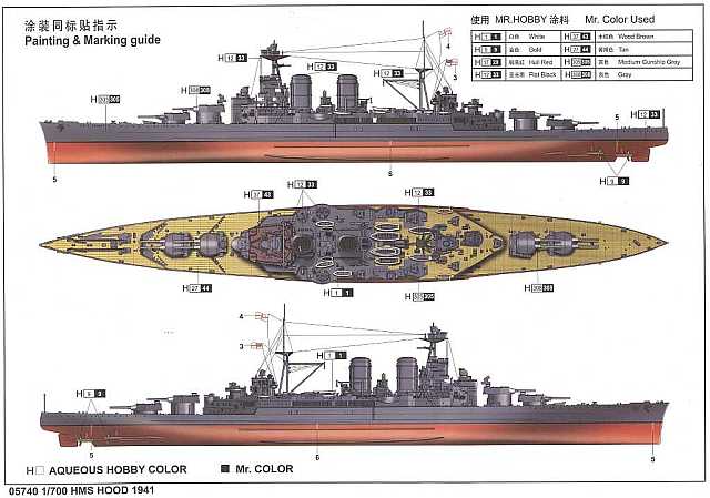 Trumpeter - HMS Hood