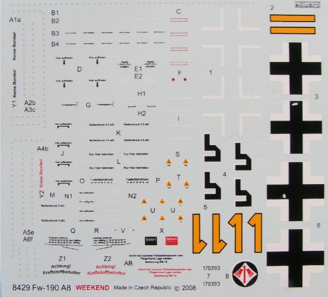 Eduard Bausätze - Fw 190A-8