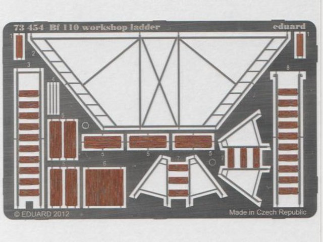 Eduard Ätzteile - Bf 110 workshop ladder