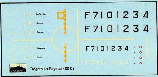 L'Arsenal - La Fayette frigate detailing set