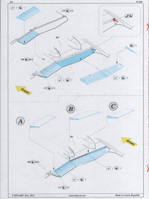 Eduard Ätzteile - Fw 200 landing flaps