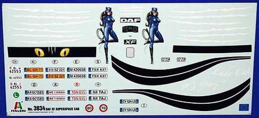 Italeri - DAF XF Super Space Cab