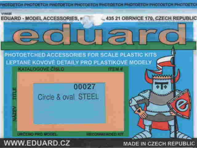 Eduard - Circle & oval STEEL