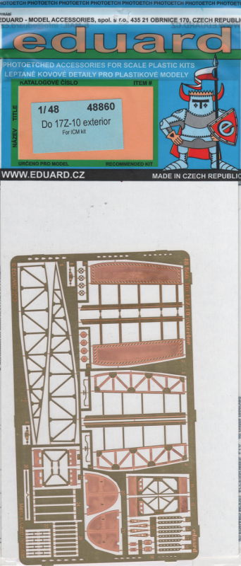 Eduard Ätzteile - Do 17Z-10 exterior