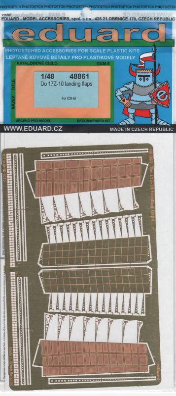 Eduard Ätzteile - Do 17Z-10 exterior