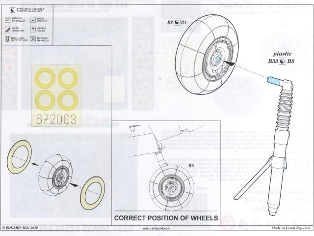 Eduard Brassin - Bf 110E wheels