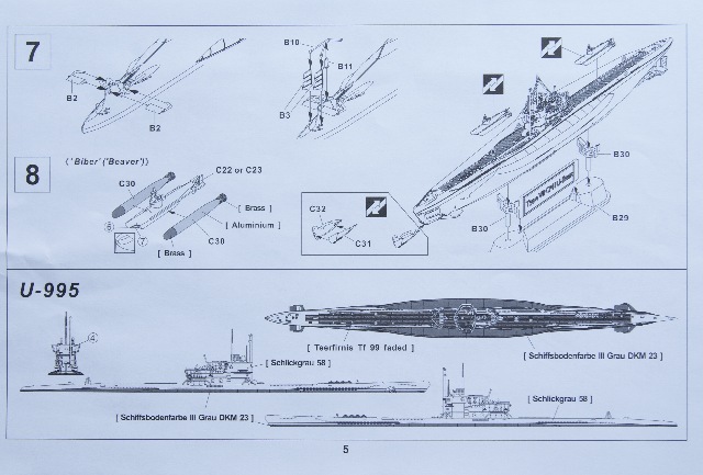 AFV Club - German U-Boat Type VII C/41