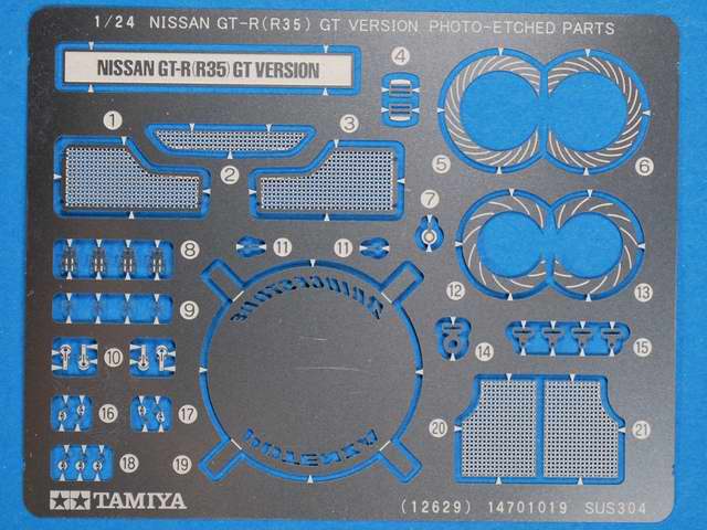 Tamiya - Nissan GT-R (R35) GT Version Photo Etched Parts Set