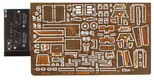 Eduard Ätzteile - TF-104G Starfighter